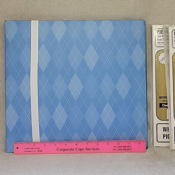 Hallmark Baby Boy Memory Book Craft Paper And Stickers - Picture 13 of 16